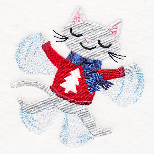 Snow Angel Cat