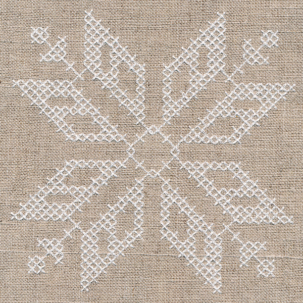 Nordic Cross-stitch Snowflake 1