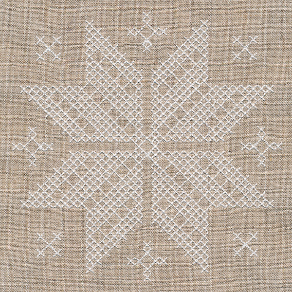 Nordic Cross-stitch Snowflake 3