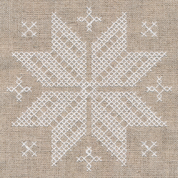 Nordic Cross-stitch Snowflake 3