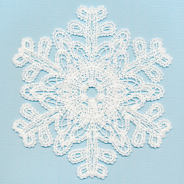 Cherished Snowflake Doily (Battenburg Lace)