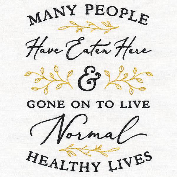 Many People Have Eaten Here