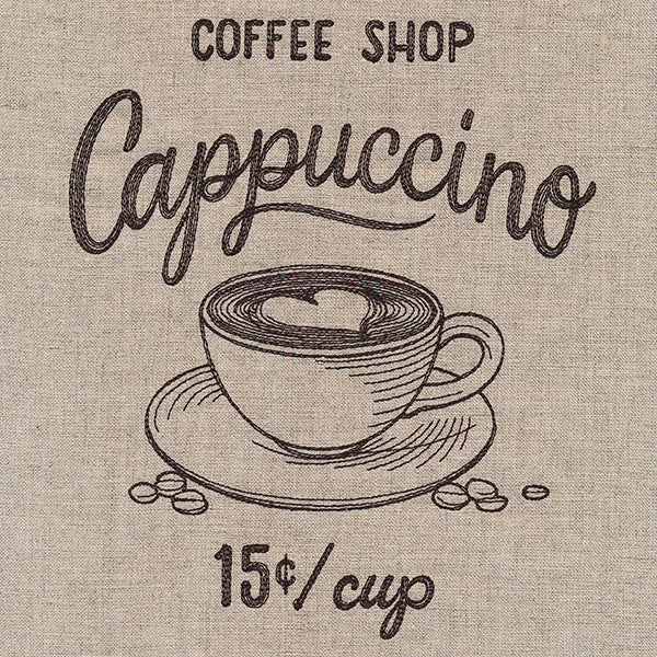 Coffeehouse Sign - Cappuccino