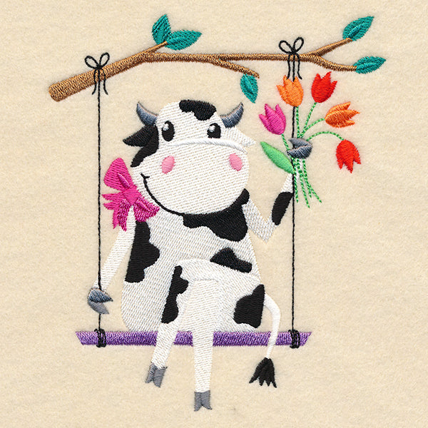Swinging Spring Cow