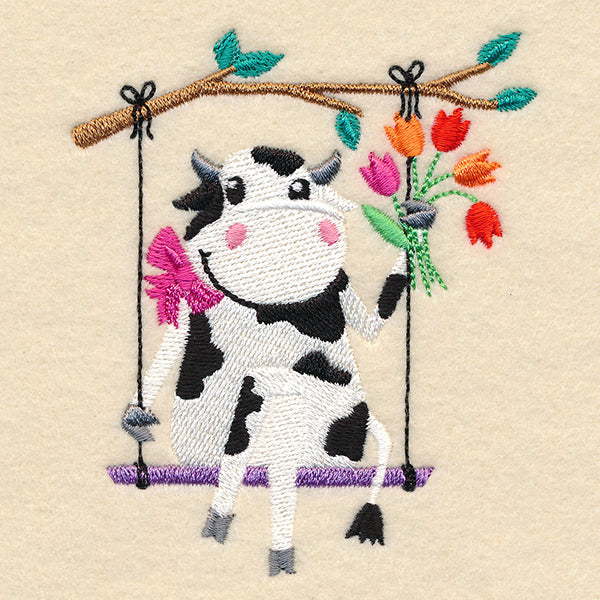 Swinging Spring Cow