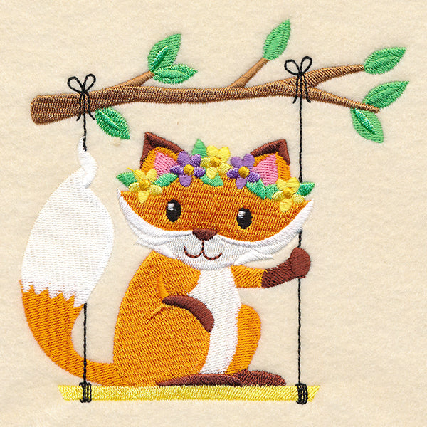 Swinging Spring Fox