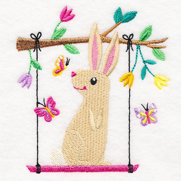 Swinging Spring Bunny