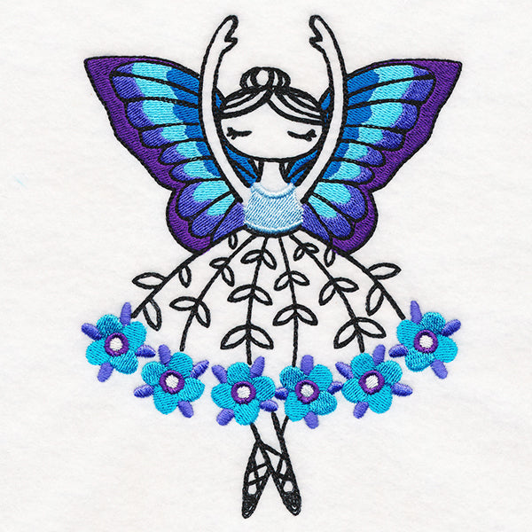 Blue Morpho Butterfly Ballerina