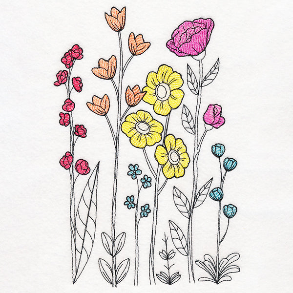 Cheerful Botanicals in Watercolor