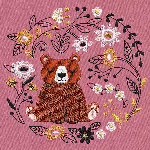 Whimsical Woodland Bear Wreath