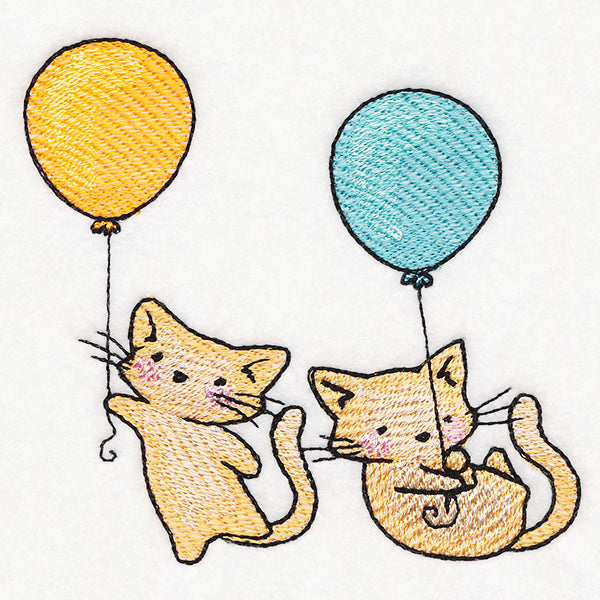 Joyful Balloon Kitties