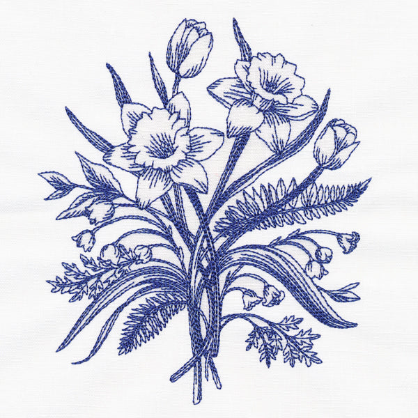 Daffodils and Tulips Bouquet