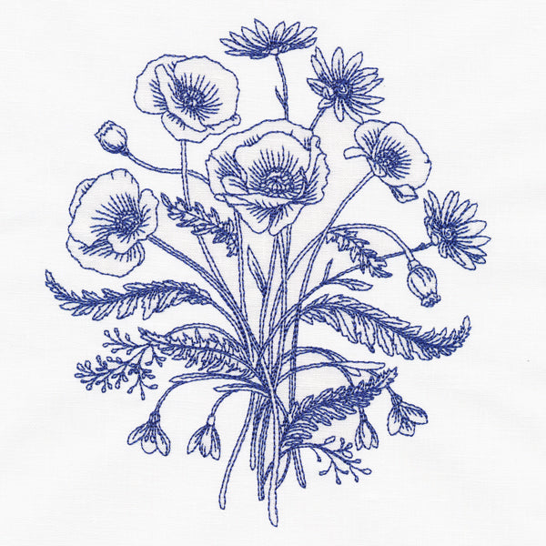 Poppies and Daisies Bouquet