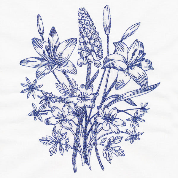 Lilies and Hyacinth Bouquet