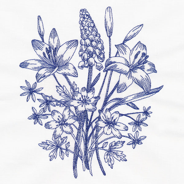 Lilies and Hyacinth Bouquet