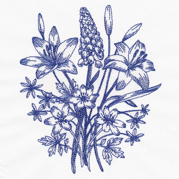 Lilies and Hyacinth Bouquet