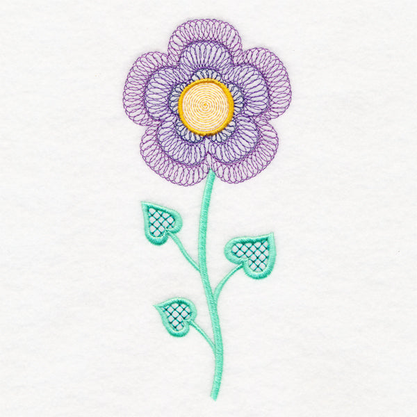 Dazzling Spiral Bloom