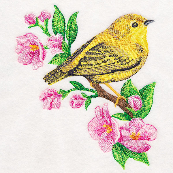 Yellow Warbler in Watercolor