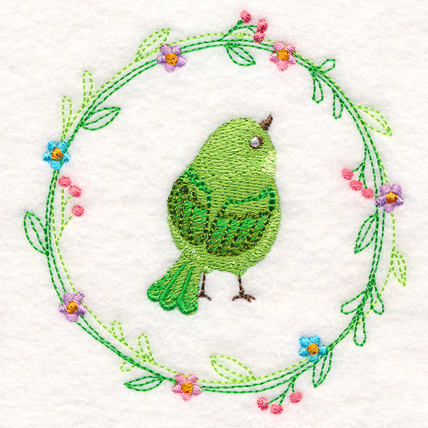 Jade Bird Wreath