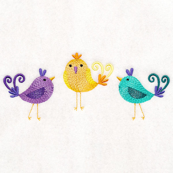 Bright and Breezy Birds Trio