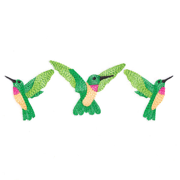 Bright and Breezy Hummingbirds Trio