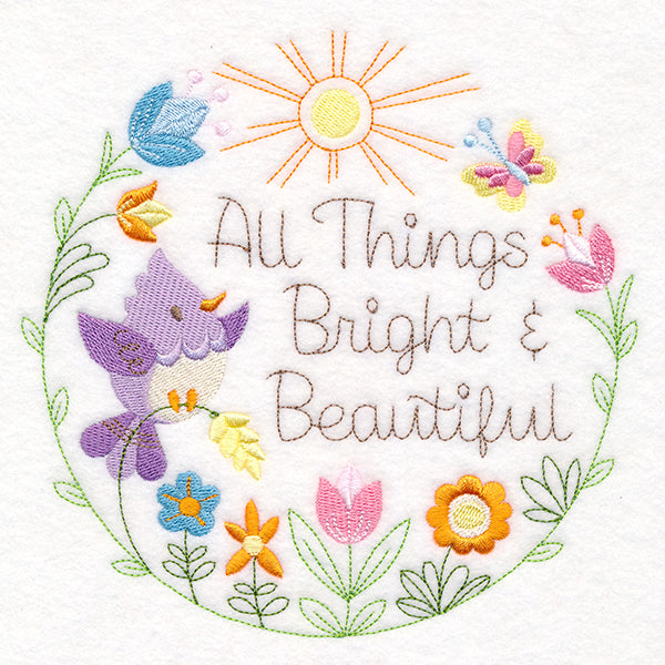 All Things Bright & Beautiful Wreath