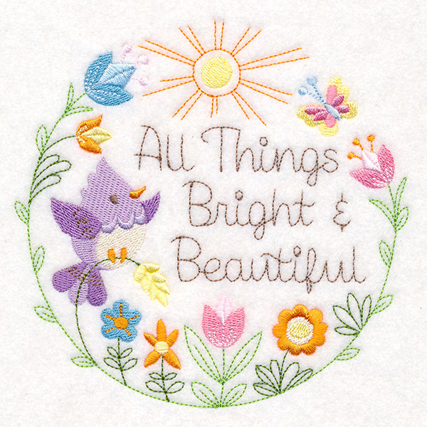 All Things Bright & Beautiful Wreath