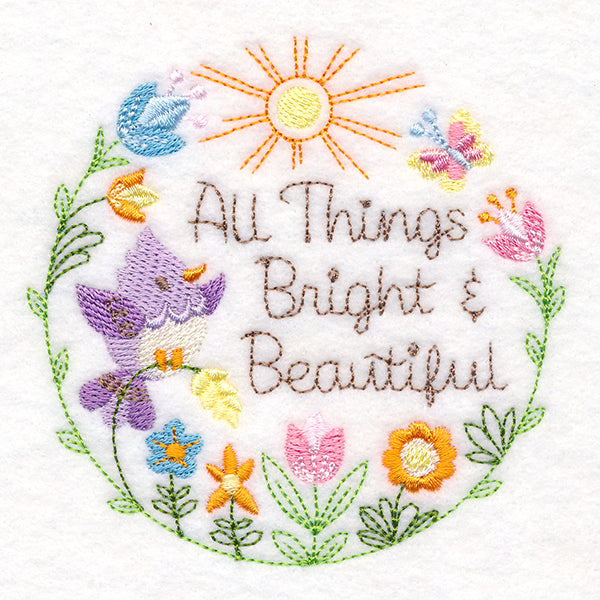 All Things Bright & Beautiful Wreath