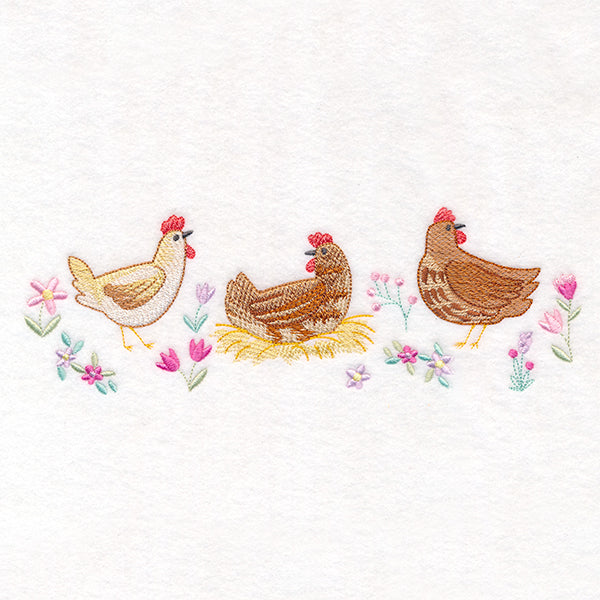 Spring Chicken Border