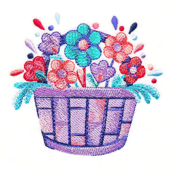 April Showers Flower Basket