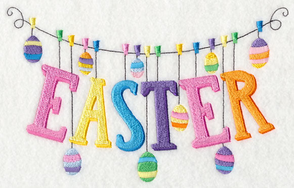 Easter Egg Clothesline