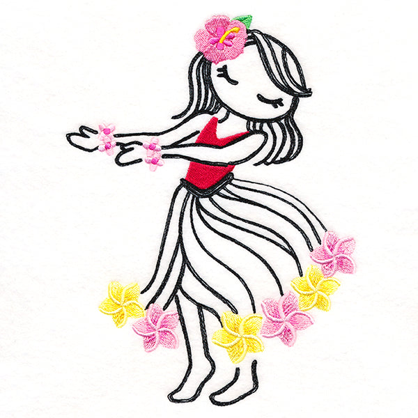 Hibiscus Hula Girl