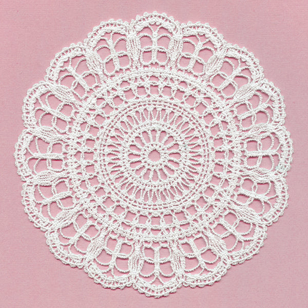 Butterfly Dreams Doily (Battenburg Lace)