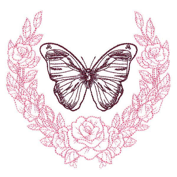 Victorian Laurels Butterfly (Vintage)