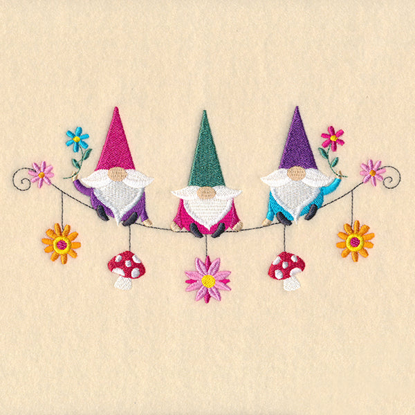 Charming Gnomes Clothesline