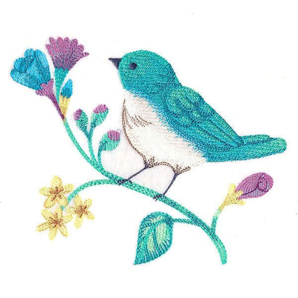 Whimsical Bird in Watercolor