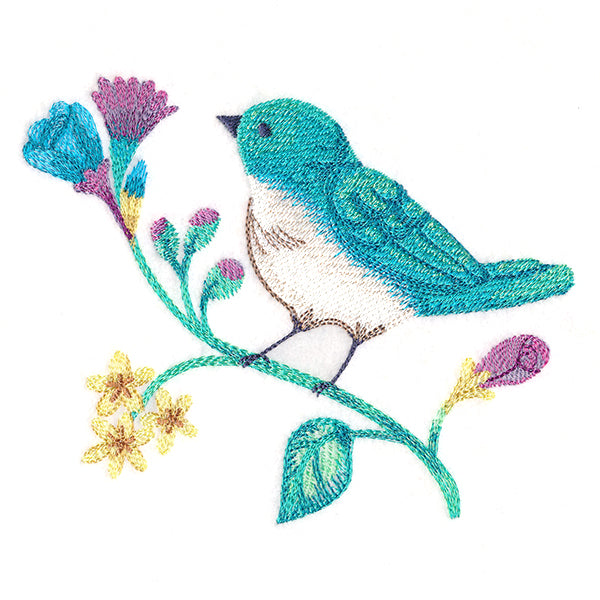 Whimsical Bird in Watercolor