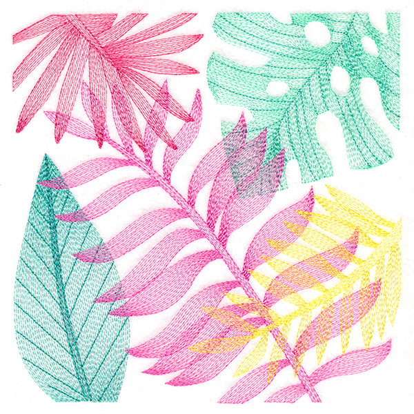 Tropical Fronds Square