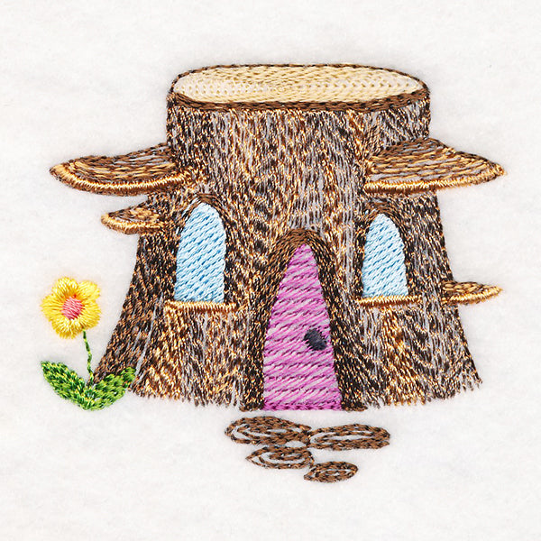 Tree Stump Gnome Home