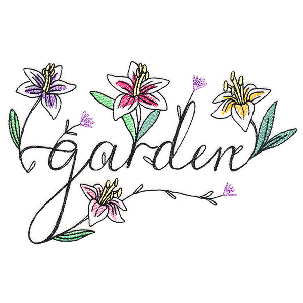 Flourishing Words - Garden