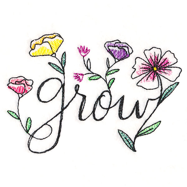 Flourishing Words - Grow