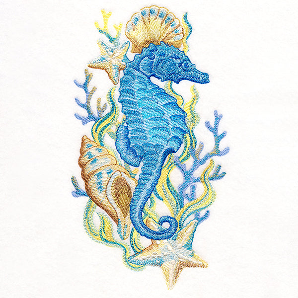 Enchanting Seahorse in Watercolor