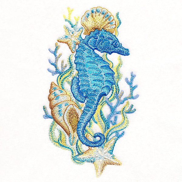 Enchanting Seahorse in Watercolor