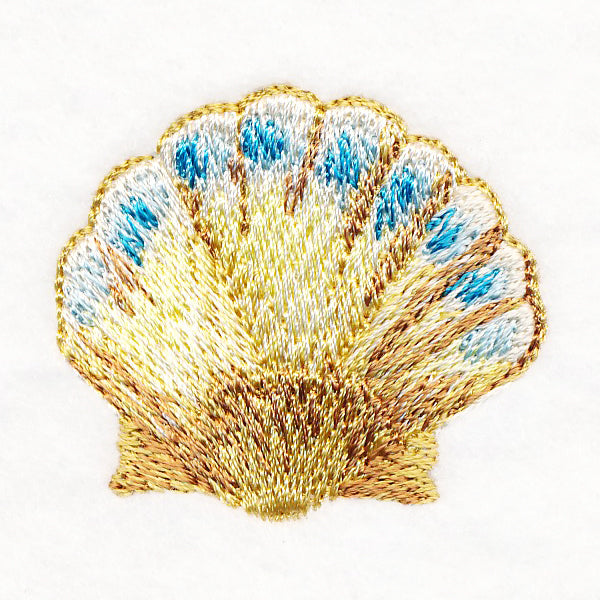 Enchanting Clam Shell in Watercolor