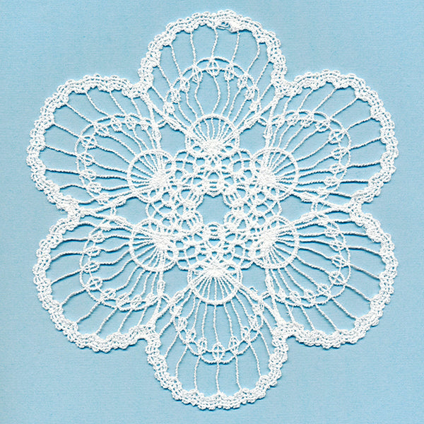 Oceanside Dreams Doily (Battenburg Lace)