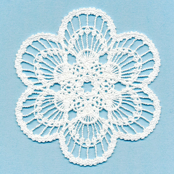 Oceanside Dreams Doily (Battenburg Lace)