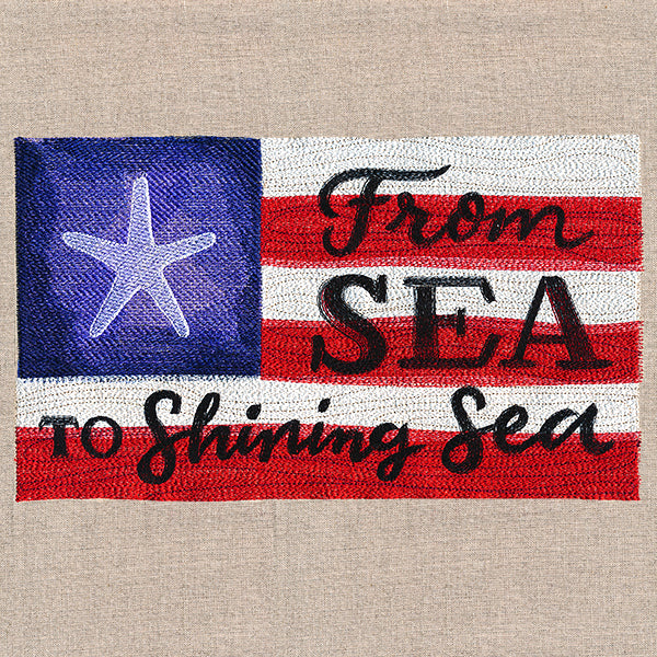 From Sea to Shining Sea Flag