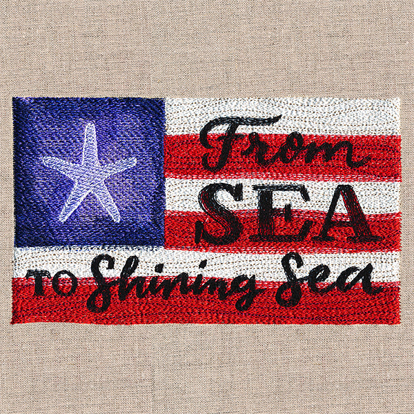 From Sea to Shining Sea Flag