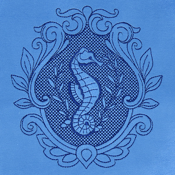 Coastal Seahorse Cameo