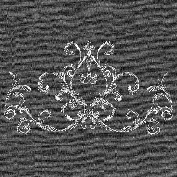 Baroque Flourish Border (Whitework)